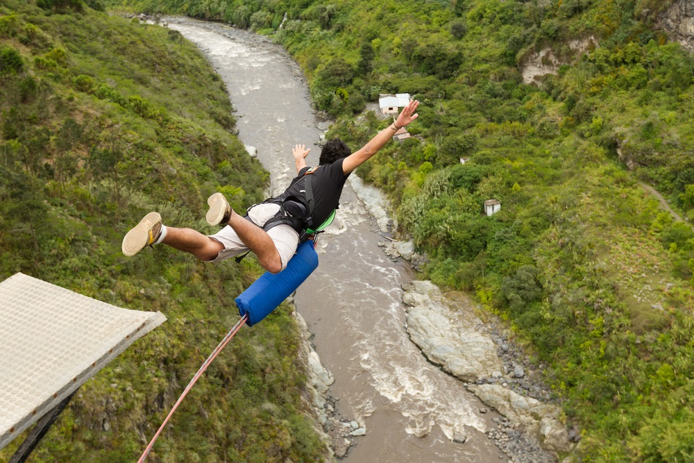 Bungee jumping abroad