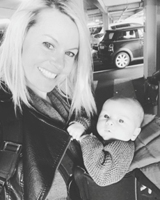 Chemmy Alcott - travelling with a 10 week old baby