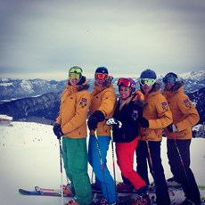 Chemmy Alcott and The Arctic V prepare to smash another world record
