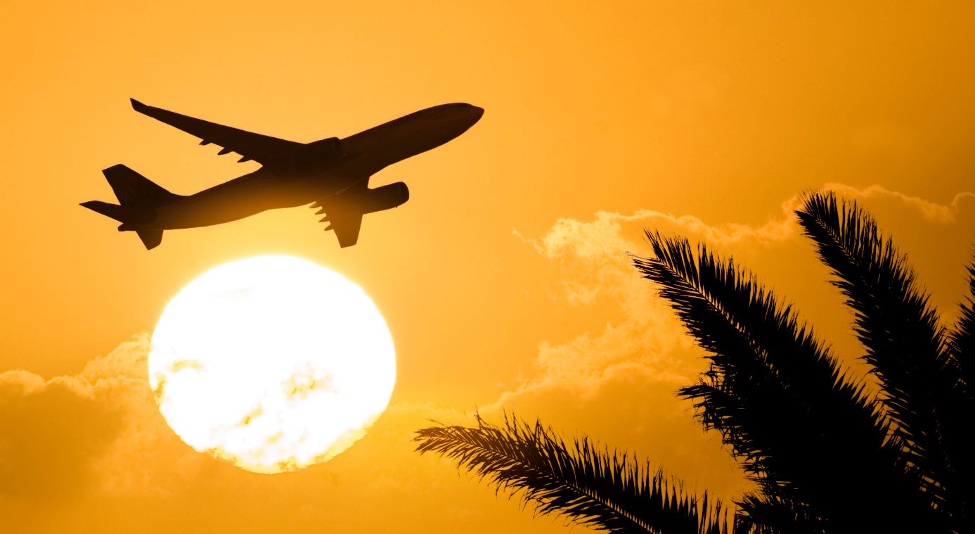 Jetting off somewhere hot