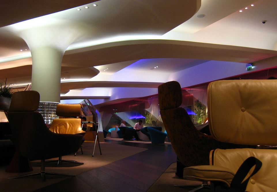 VIP lounge at Heathrow