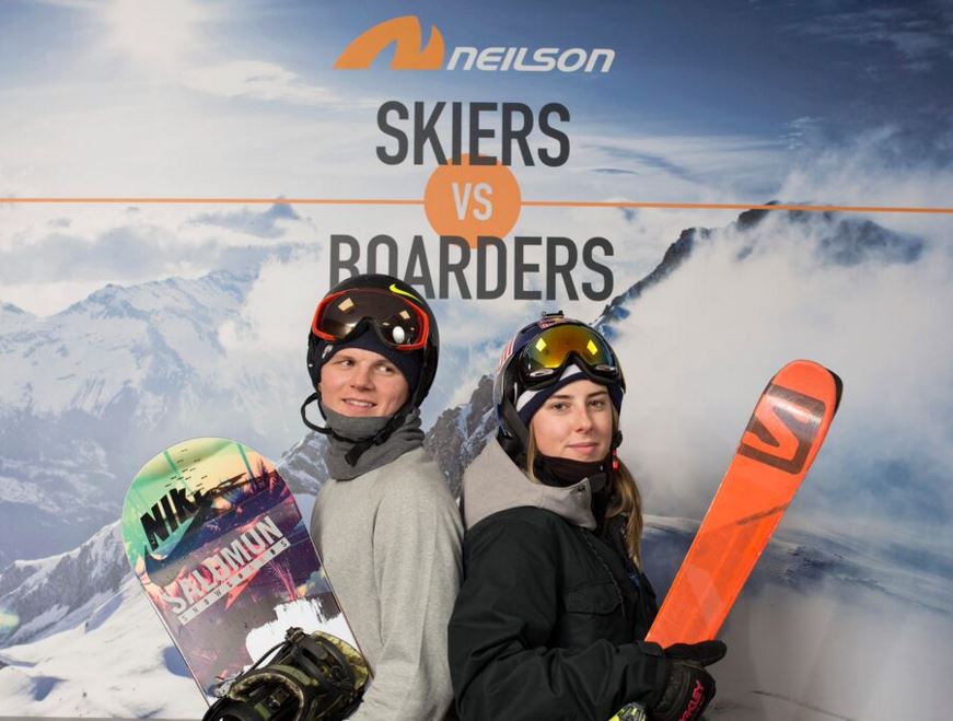 Board vs ski