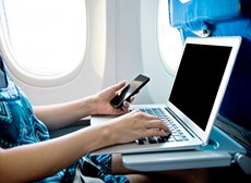 Airline in-seat technology is taking flight