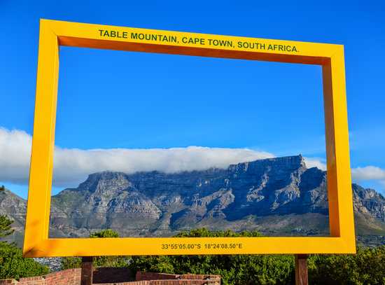 Put things in to perspective at the Table Mountain photo frame